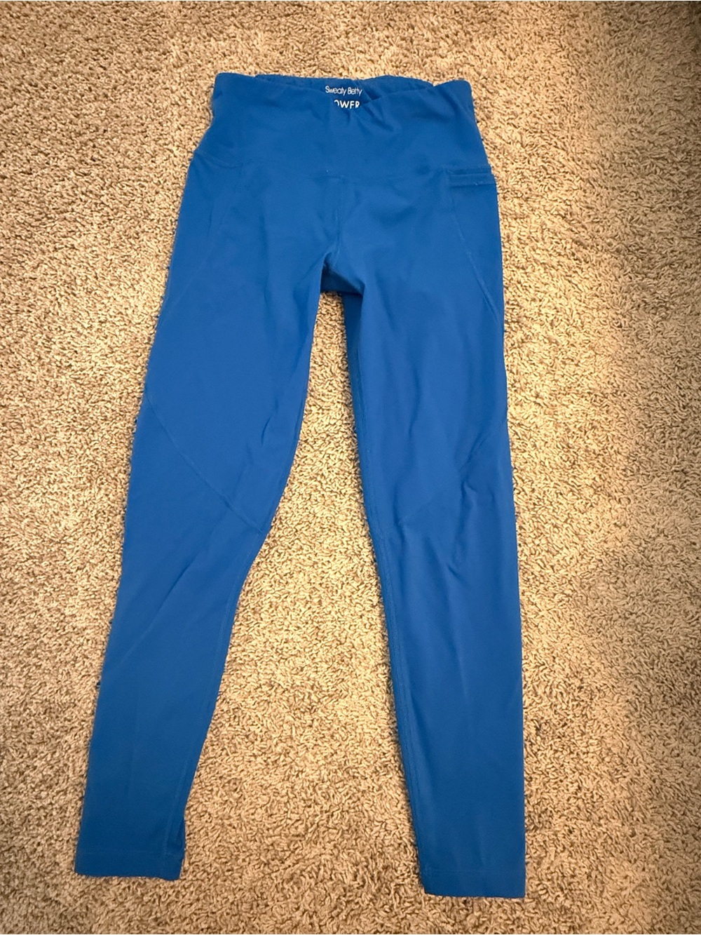 Sweaty Betty Kids Royal Blue Performance Leggings
